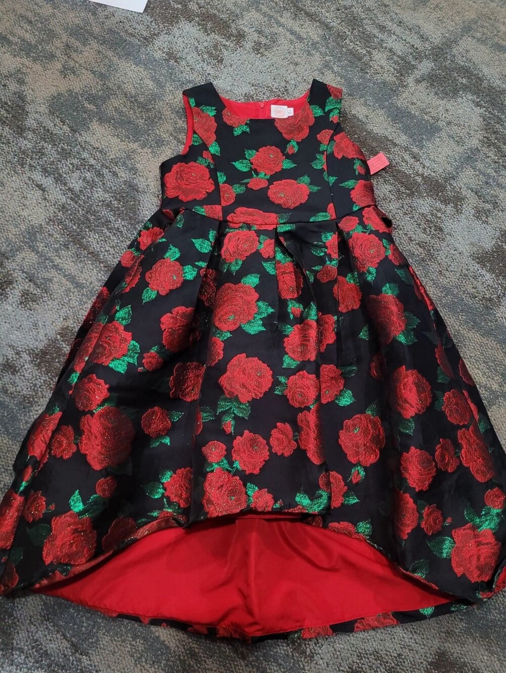 Poofy Girls Christmas Dress